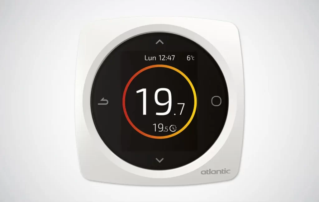 paramétrer et programmer votre thermostat Atlantic Navilink 105